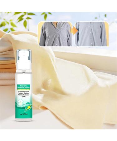 Gentle Formula Portable Clothing Wrinkle Releaser Spray 3.51fl.oz/100ml Portable Clothing Wrinkle Releaser Spray Travel Size Clothing Wrinkle Releaser Spray for Clothes (1pcs) - Buy Online on GoSupps.com