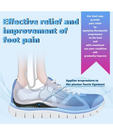 Dr. POTTER+ Heel Cups for Plantar Fasciitis Relief - Large Size | Heel Pain and Spurs Support for Men & Women - Buy Online on GoSupps.com