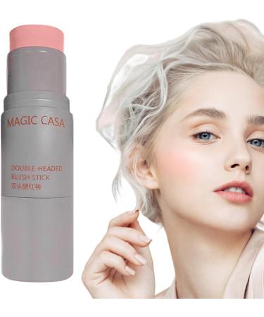 Cheek Stick Blusher Balm Double-Head Face Cream Blusher with Sponge Head - Long-Lasting Cheeks Blusher Face Makeup Beauty Blusher for Girls Women Frifer Smoky Rose - Buy Online on GoSupps.com