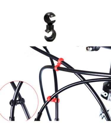 PPX 50 Pcs Bike Bicycle C-Clips Clamps Housing Hose Guide + S-Hook Clips + Cable Donuts O-Ring Repair Kit - Buy Online on GoSupps.com