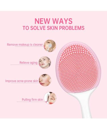 Yanban Electric Cleaning Brush Set - Portable Skin-Friendly Silicone Massage Brushes for Delicate Cleaning | 2 Pieces - Buy Online on GoSupps.com