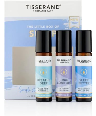 Tisserand Aromatherapy - The Little Box of Sleep - Breathe Deep True Comfort Sleep Better - 100% Natural Pure Essential Oils - 3x10ml 30 ml (Pack of 1) Sleep - Buy Online on GoSupps.com