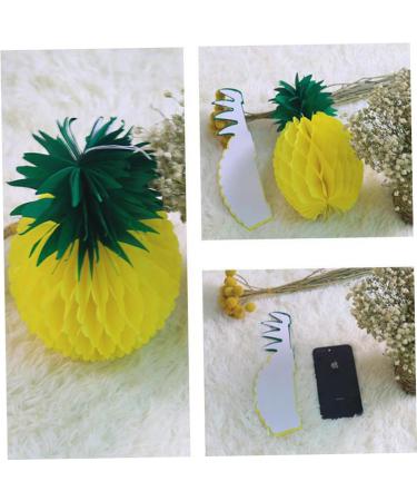 ABOOFAN Hive 12 Pcs Fruit Decor Hawaiian Decor Honeycomb Decor Party Decor Honeycomb Pineapple Alien Pineapple Decor - Buy Online on GoSupps.com