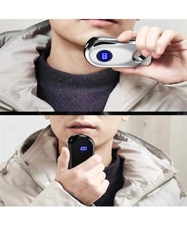 2023 Mini Electric Razor for Men - Portable Foil Shaver for Wet Dry Shaving - USB Rechargeable Pocket Size Shaver for Home, Car, and Travel - Easy One-Button Operation - Black - Buy Online on GoSupps.com