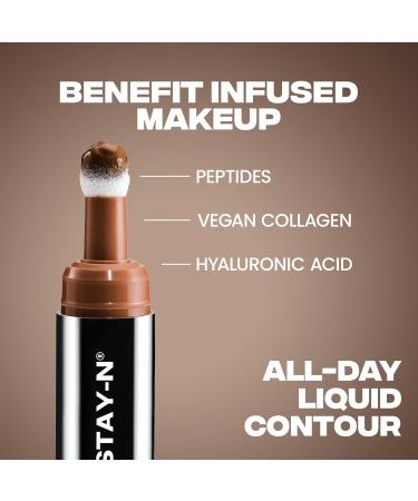 Sacheu Liquide Contour Stay-N Cr me Longue Tenue Maquillage Contour Formule L g re & Modulable V gan et Sans Cruaut Giving Iconic - Buy Online on GoSupps.com