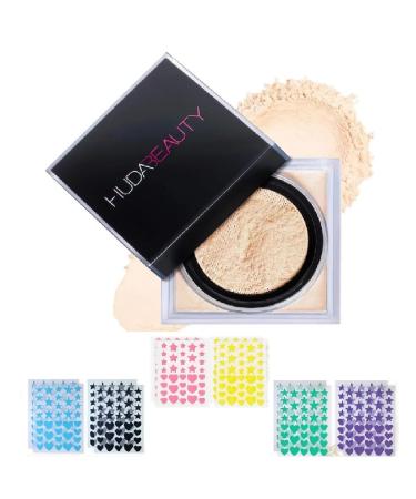H.U.D.A BEAUTY E-Bake Loose Baking & Setting Powder (Pound Cake) 0.71 oz / 20 g + Bonus Acne Patch (36 Pieces) Pound Cake 0.21 Ounce (Pack of 1)