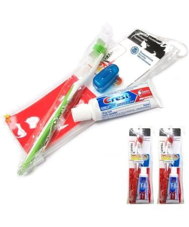 Ora-Zen Travel Toothbrush Kit - Soft Bristles with Cap & Toothpaste (Pack of 12) - Buy Online on GoSupps.com