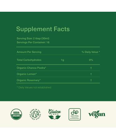 Organic Chanca Piedra Extract 16oz - Natural Stone Breaker Tincture - Buy Online on GoSupps.com
