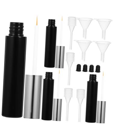 WOONEKY 4pcs Refillable Eyelash Grow Oil Empty Mascara Tubes with Wands Eyelash Growth Oil Containers