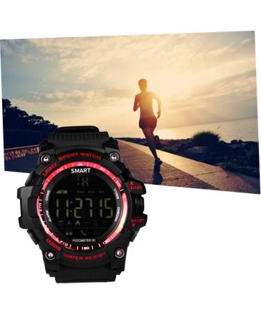 Yardwe Health Monitoring Band - Heart Rate & Sleep Tracker | Waterproof Fitness Bracelet - Medium Red - Buy Online on GoSupps.com
