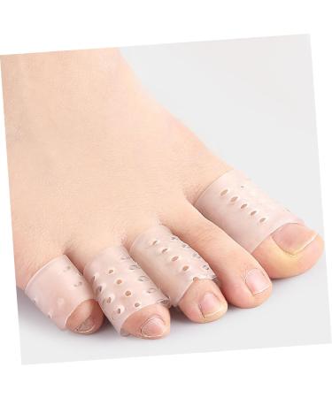 GLEAVI Forefoot Pads - 6 Pairs Silicone Protectors for Bunion & Corn Relief | Finger Sleeve Spacers | Comfortable Foot Care - Buy Online on GoSupps.com