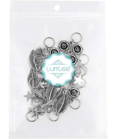 Shop Lurrose 35 Pieces Hair Braid Rings - Metal Dreadlocks Hair Beads for Men & Women | Stylish Braiding Hair Accessories (Silver) - International Shipping Available - Buy Online on GoSupps.com