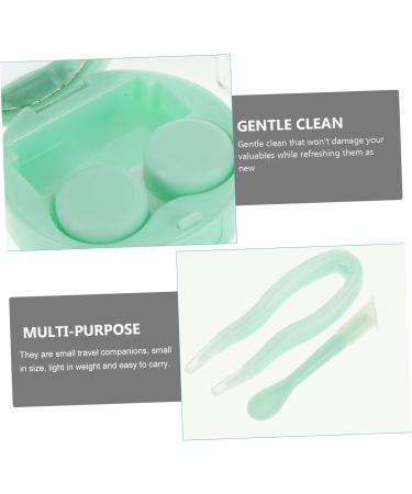 Gleavi Cute 3-Piece Tweezers Set with Transparent Storage Case Ideal Organizer for Glasses & Travel | 7.5x7.5x2.8cm - Buy Online on GoSupps.com