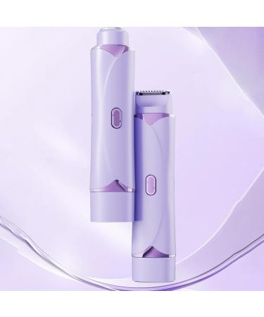 Bikini Shaver Bikini Shaver Cordless Double Head Shaver Facial Hair Remover for Face Lips Chin Armpit Leg Personal Groomer Lilac - Buy Online on GoSupps.com