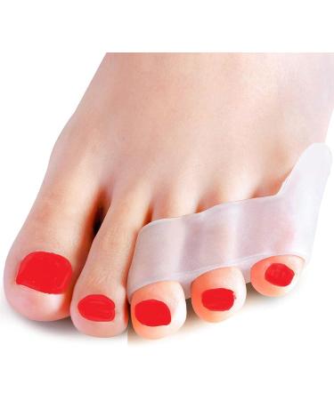2 Pack Silicone Toe Separators - Bunion Protection & Hallux Valgus Correction for Comfortable Feet - Buy Online on GoSupps.com