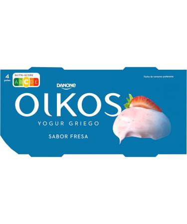 Oikos Oikos Saveur fraise 4 x 110 g - Buy Online on GoSupps.com