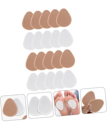 FRCOLOR 10 Pairs Forefoot Pad Shoe Inserts for Women - High Heel Insoles & Cushions | Comfortable Wool Fleece Summer Half Insole - Buy Online on GoSupps.com