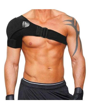 Adjustable shoulder bandage shoulder protection shoulder strap universal for rights and left shoulder women and men for AC-joints tendonal infections sports injuries pain relief - Buy Online on GoSupps.com