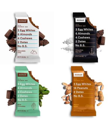 RXBAR Variety Pack 1.83oz (Pack of 12) | High Protein Gluten-Free Snack in Sanisco Packaging - Buy Online on GoSupps.com