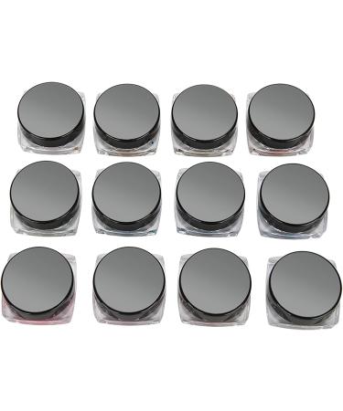 Natudeco Nail Sencer Nail Flash Powder DIY Nail Kit 12 Colors Of Color Exquisite Stylish Skin Friendly Family Nail Salon Decoration - Buy Online on GoSupps.com