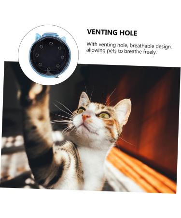 VALICLUD 1pc Carrier Puppy Outdoor Cat Back Portable Space Breathable Cabin Bag Dog Pet Transparent for 35X35X17CM Blue - Buy Online on GoSupps.com