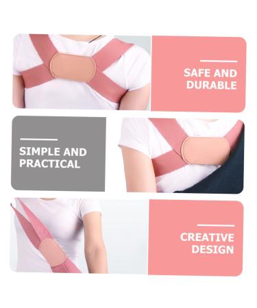Back Correction Belt | Posture Support Brace | Adjustable Concealed Carry Humpback Belt | Pink Polyester | International Shipping - Buy Online on GoSupps.com