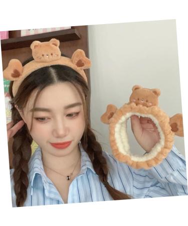 Beatifufu Bear Face Wash Headband Spa Headband for Washing Face Makeup Headband for Washing Face Washing Face Headbands Spa Headbands for Women Facial Headband Bear Makeup Headband - Buy Online on GoSupps.com