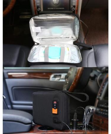 Morechioce Auto Baby Wiping Warmer - Adjustable 5V 10W Thermostat Heating Bag for Travel & Outdoor | Perfect Baby Wet Wipes Warmers - Buy Online on GoSupps.com