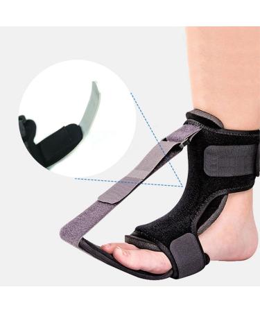 ZJchao Plantar Fasciitis Night Splint & Arch Support Brace - Pain Relief for Drop Foot & Achilles Tendonitis - Unisex Elastic Band Composite Cloth (L) - International Shipping Available - Buy Online on GoSupps.com