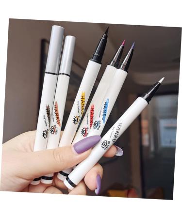 PLAFOPE 6pcs Liquid Eyeliner Pen Ultra-fine Felt-tip Eyeliner White Liquid Eyeliner Pink Eyeliner Abs - Buy Online on GoSupps.com
