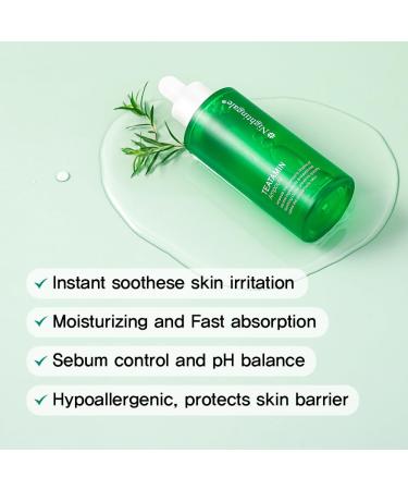 Nightingale TEATAMIN Ampoule - Redness Relief Face Serum for Sensitive Skin | Soothing Acne Treatment with Tea Tree & Vitamins | Hypoallergenic Korean Skincare - Buy Online on GoSupps.com