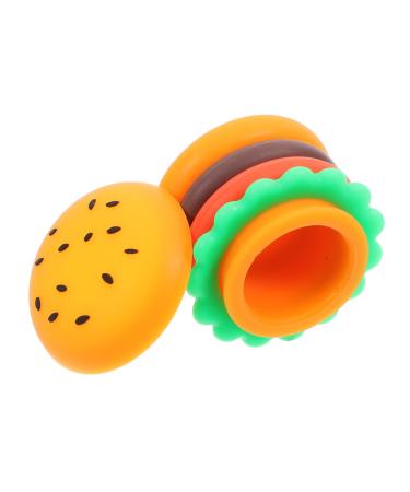 RORPOIR Silicone Box Moisturizer Dispenser Jewelry Container Eye Cream Jar Makeup Sample Container Mini Hamburger Jars Tiny Travel Jars with Lid Small Container Cosmetic Jars