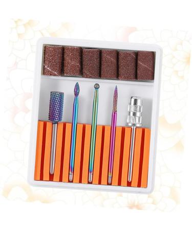 POPETPOP 1 Set Nail Drill Tool Ceramic Nail Bits Manicure Drill Bits Drill Bits for Nails Gel Polish Remover Drill Bit Cuticle Drill Bit Nail File Bits Nail Drill Heads Nail Tool Pedicure 6.5x5.5cm Orange - Buy Online on GoSupps.com