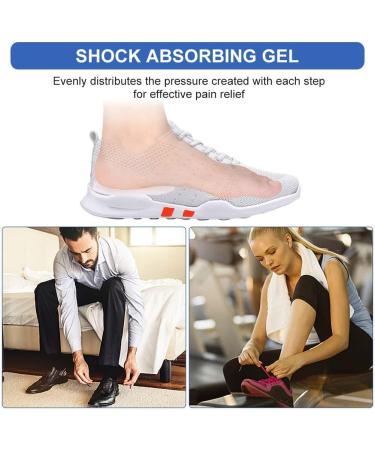 Buy Haofy Gel Heel Pillow for Heel Spur - 2 PCs Silicone Insoles for Plantar Fasciitis & Achilles Tendon Pain Relief | Comfortable Shoe Inserts - Buy Online on GoSupps.com