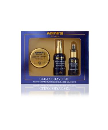 Admiral Male Grooming Clean Shave Set | Premium Shaving Essentials for Smooth Skin - Buy Online on GoSupps.com