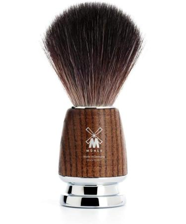 M HLE Rytmo Shaving Set - Black Fibre Safety Razor with Dark Ash Wood - Premium International Delivery - Buy Online on GoSupps.com