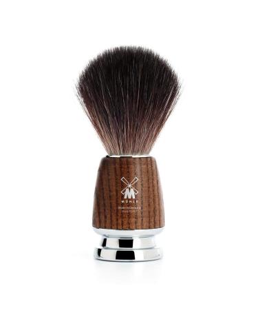 M HLE Rytmo Shaving Set - Black Fibre Gillette Compatible Dark Ash Wood - Premium International Shipping - Buy Online on GoSupps.com