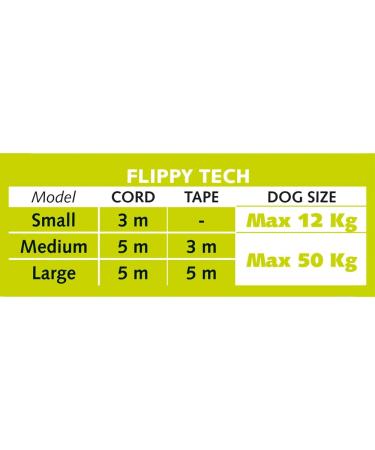 Ferplast Flippy Tech Dog Leash - Extendable 5m Roller Leash for Large Dogs up to 50kg - Purple - Buy Online on GoSupps.com