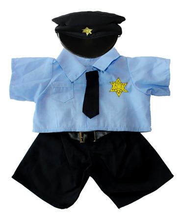 Policeman Uniform Outfit Teddy Bear Clothes Fit 36cm - 46cm Build-A-Bear Vermont Teddy Bears and Make Your Own Stuffed Animals