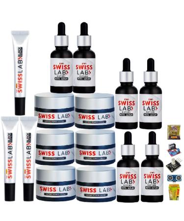 Moisture Nourish Skin Swiss Innovation Ultimate Set 15in1 Swiss Lab Nature Power Cream Serum (of 15) By Beautygoodshop Get Free For You Beauty Gifts Large Normal White