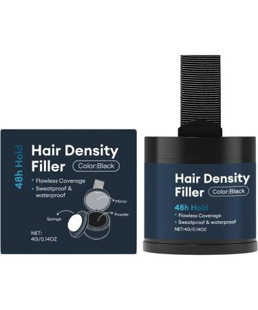 Poudre de instantan e comblement de cheveux pais couverture du cuir chevelu 4 g avec formule imperm able correcteur de cheveux gris avec finition naturelle solution paississante pour homm Black - Buy Online on GoSupps.com