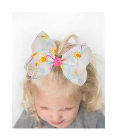 Midodo 10-Piece Girls Hair Clip Set Large 6 Inch Loop Hair Accessories for Children Perfect for All Hairstyles - Buy Online on GoSupps.com