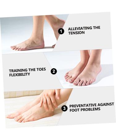 BESPORTBLE Cleat 3pcs Strap Elastic Exercise Bands - Hallux Valgus Brace with Thumb Splint for Bunion Stretcher and Foot Support - Buy Online on GoSupps.com