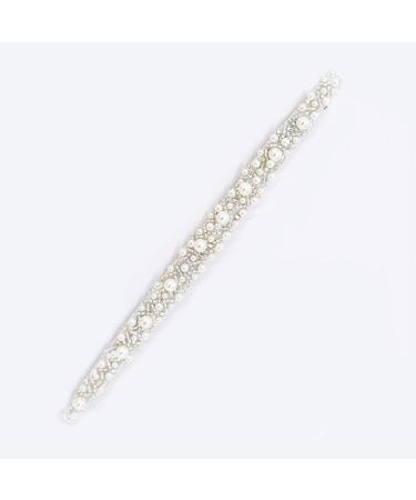 Inspirelle Handmade Imitation Pearl Beaded Elastic Headband - Pack of 5 | Fashionable Hairbands for Women, Girls - Buy Online on GoSupps.com