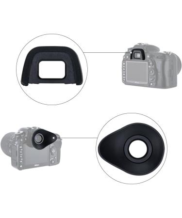 JJC 2 Types Eyecup for Nikon D780 D750 D610 + 360 Rotatable Oval Design - Replaces DK-21/DK-23 Eye Cup - Buy Online on GoSupps.com