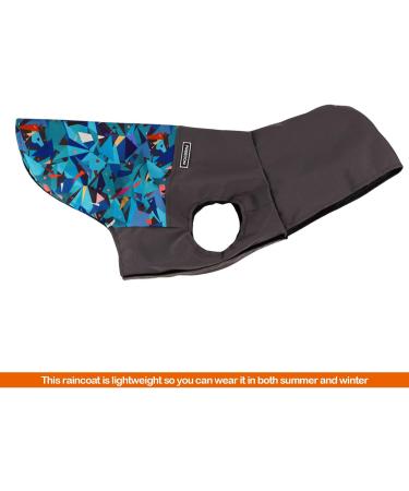 Buy BPS Waterproof Rain Jacket for Pets | Hooded XL Dog Jacket in Decorative Blue | 100% Polyester Sizes for Small to Large Dogs | BPS-1617AZ - Buy Online on GoSupps.com