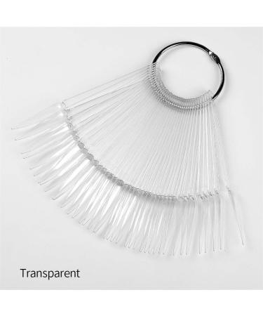 40 Pcs Transparent Stiletto Nail Tips - Nail Art Practice Sticks & Manicure Supplies - Buy Online on GoSupps.com