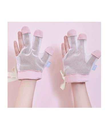 SUCREY Thumb Sucking Stop for Kids Stop Thumb Sucking for Kids Edible Artificial Artisan Hand Addictive Gloves Stop Quitting Hands Kids(Size:Medium Color:C) Medium C