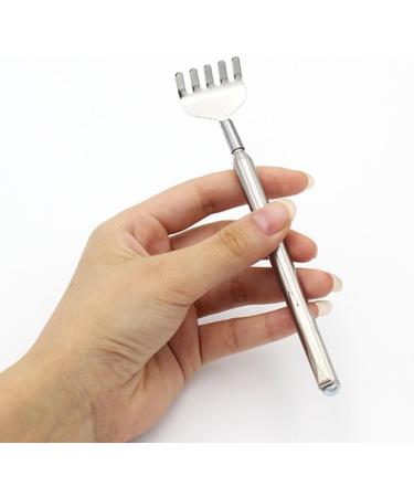 ROSENICE Telescopic Back Scratcher - Stainless Steel Back & Body Massager (2-Pack) | Ideal for Itchy Skin & Relaxation | International Shipping Available - Buy Online on GoSupps.com