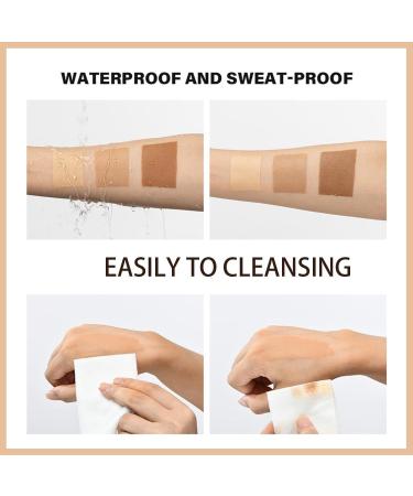  NicVey Full-coverage leg makeup cream waterproof full-coverage concealer for the body corrector for bruises scars and veins coverage of - Buy Online on GoSupps.com